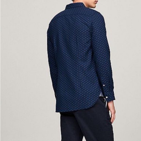 Tommy Hilfiger Slim Fit Brushed Men’s Size XL Shirt NWT - Picture 2 of 8